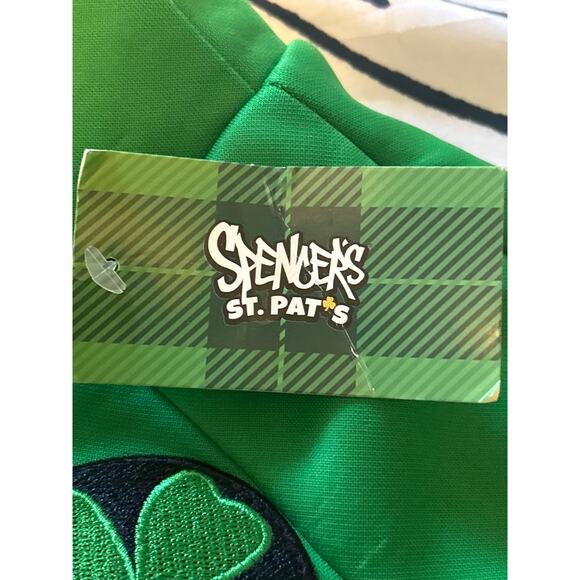 NWT Spencer's Adult Green Pleated St. Patrick's Day Skirt size Medium - Picture 3 of 7